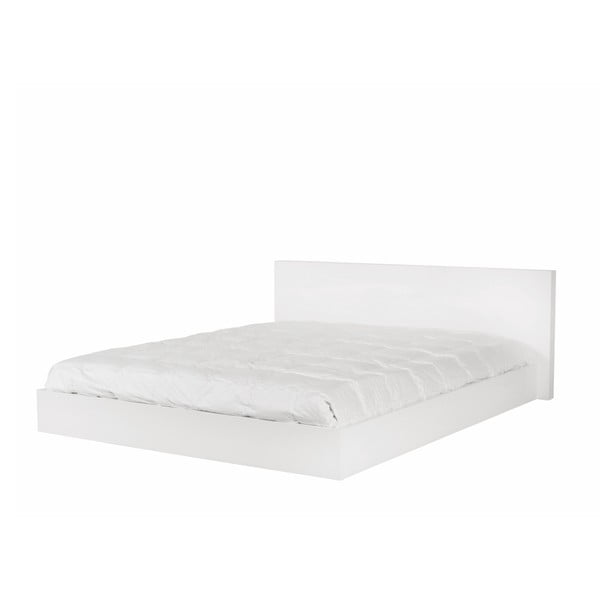 Biela posteľ TemaHome Float, 180 × 200 cm