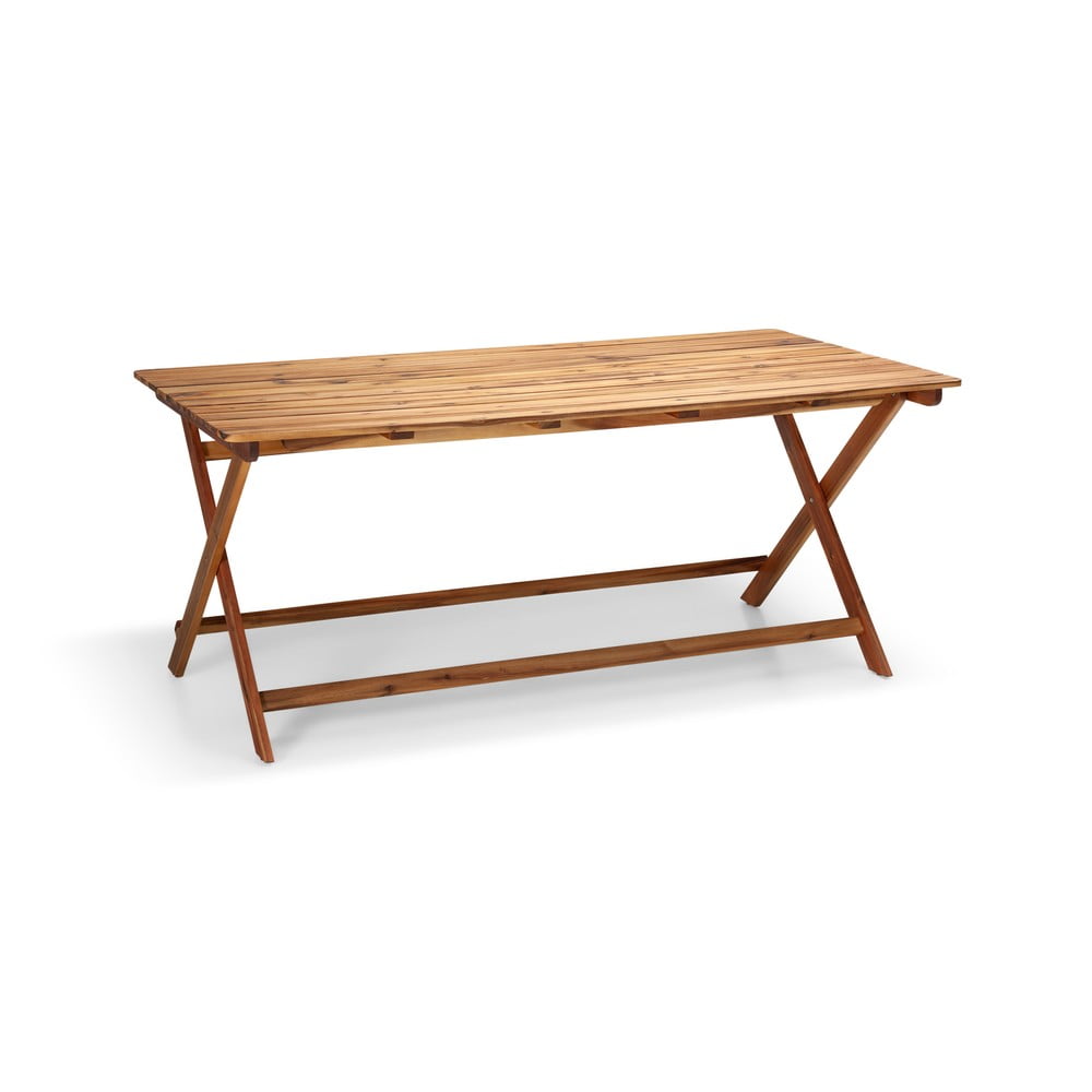 E-shop Záhradný stôl z akáciového dreva Bonami Essentials Natur, 88 x 171 cm
