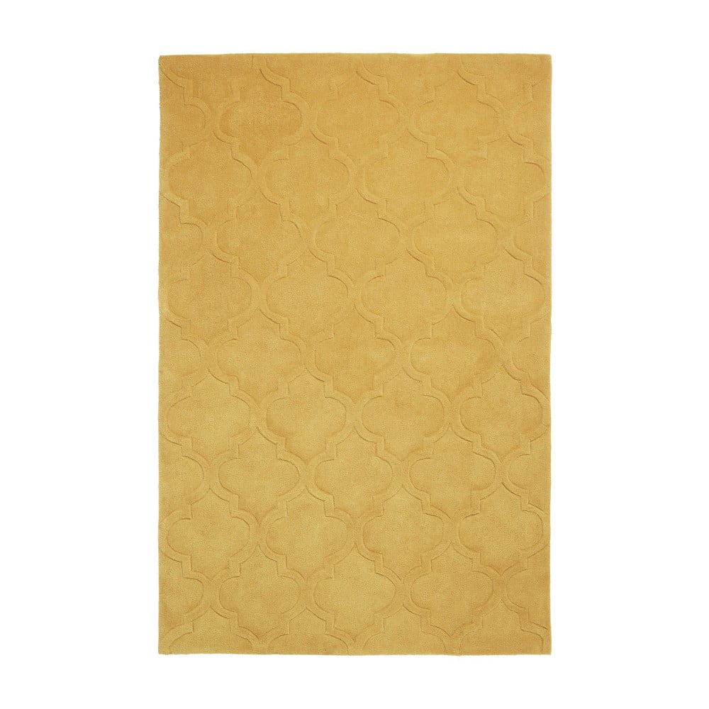 E-shop Žltý ručne tuftovaný koberec Think Rugs Hong Kong Puro Yellow, 120 × 170 cm