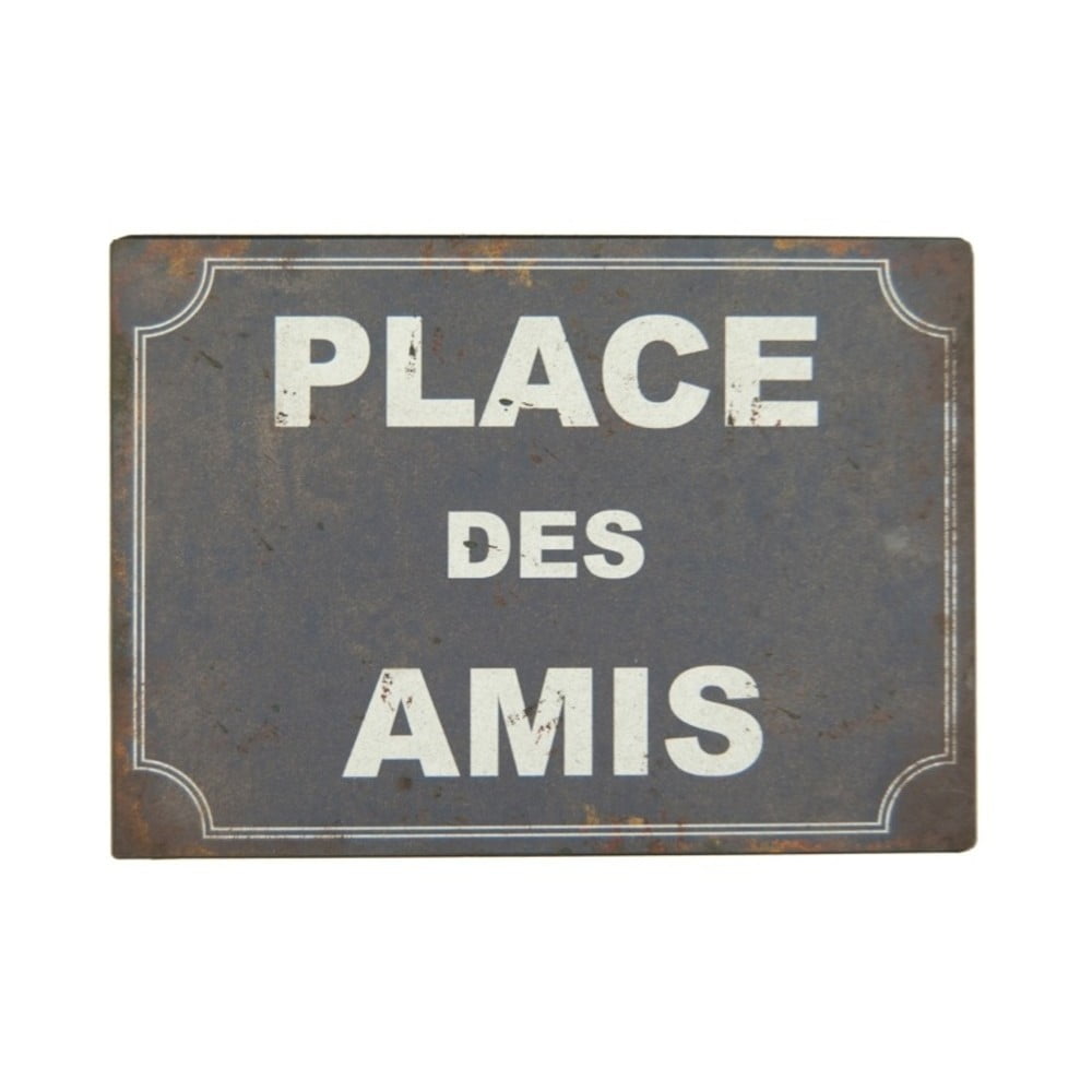 E-shop Plechová ceduľa Antic Line Place Des Amis