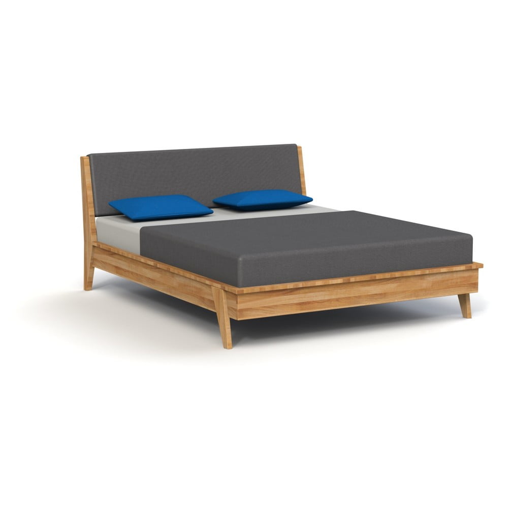 E-shop Dvojlôžková posteľ z dubového dreva 180x200 cm Retro 1 - The Beds
