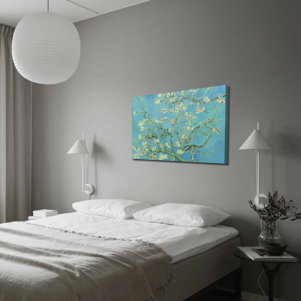 Obrázok Nástenná reprodukcia na plátne Vincent Van Gogh Almond Blossom, 100 × 70 cm