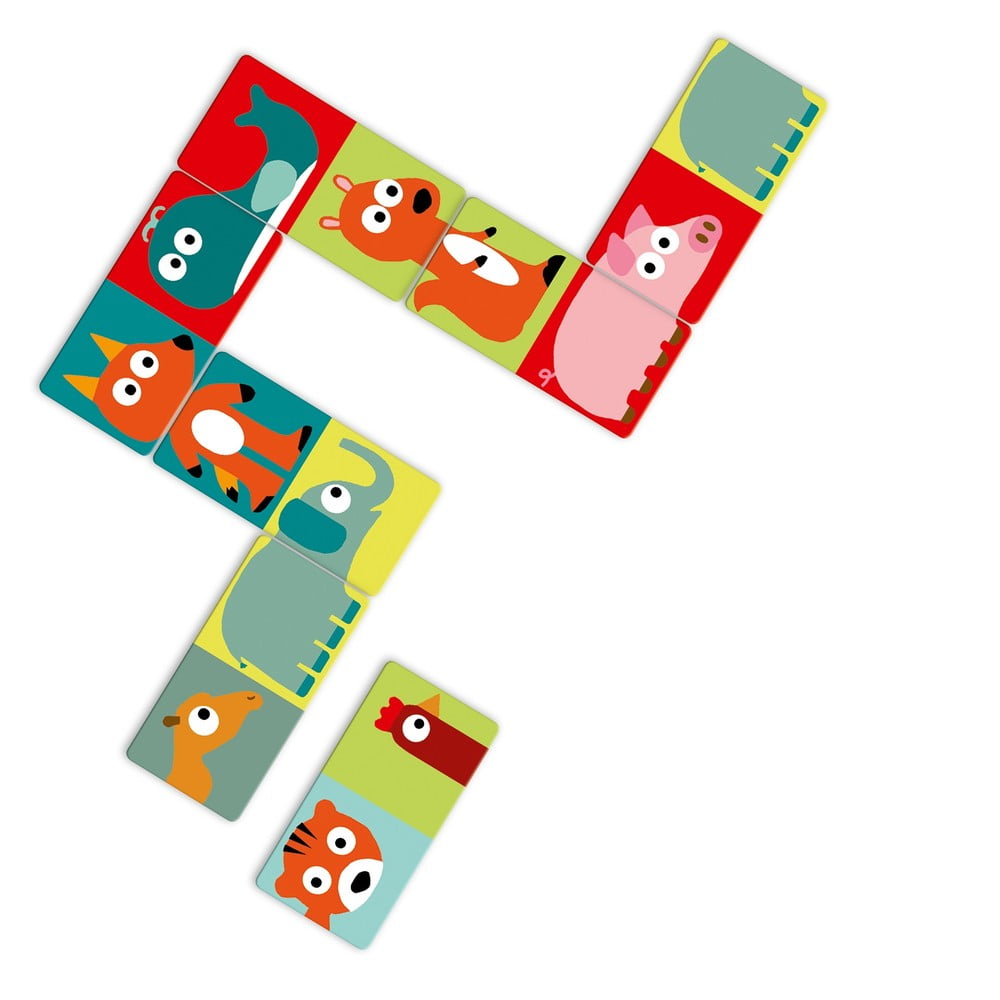 E-shop Detské obojstranné domino Djeco Zvieratká