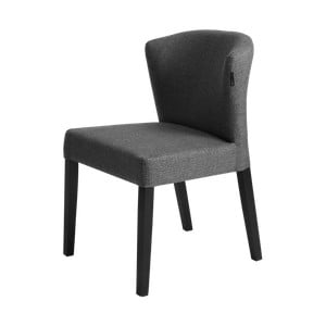 Tmavosivá stolička s čiernymi nohami Custom Form Harvard