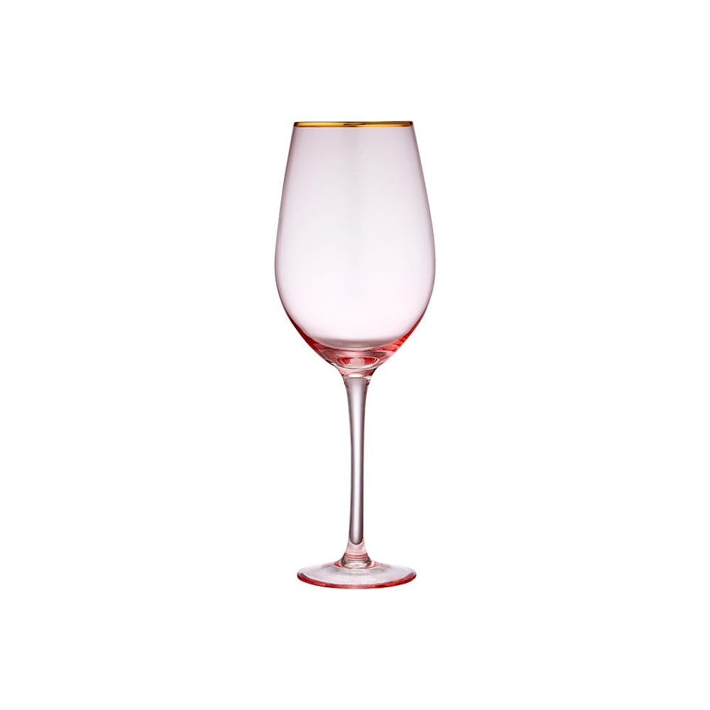 Ružový pohár na víno Ladelle Chloe, 600 ml