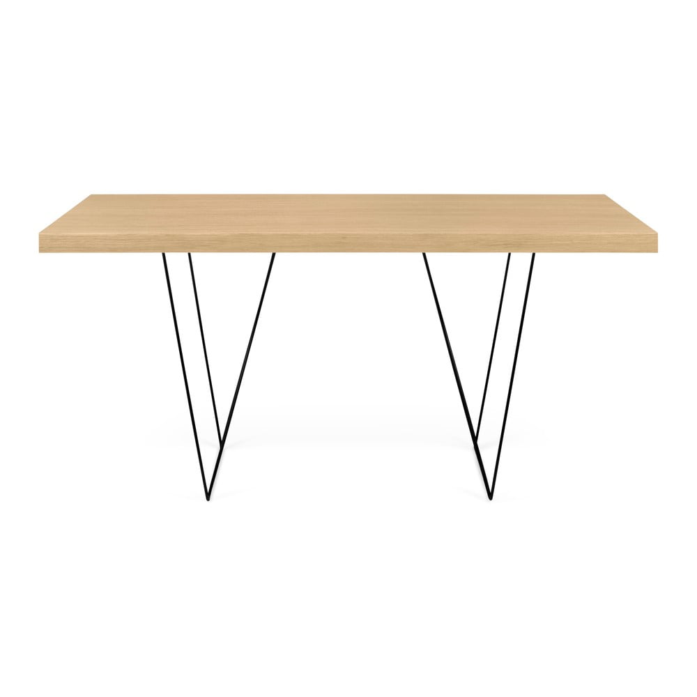 E-shop Stôl s čiernymi nohami TemaHome Multi, 160 × 90 cm