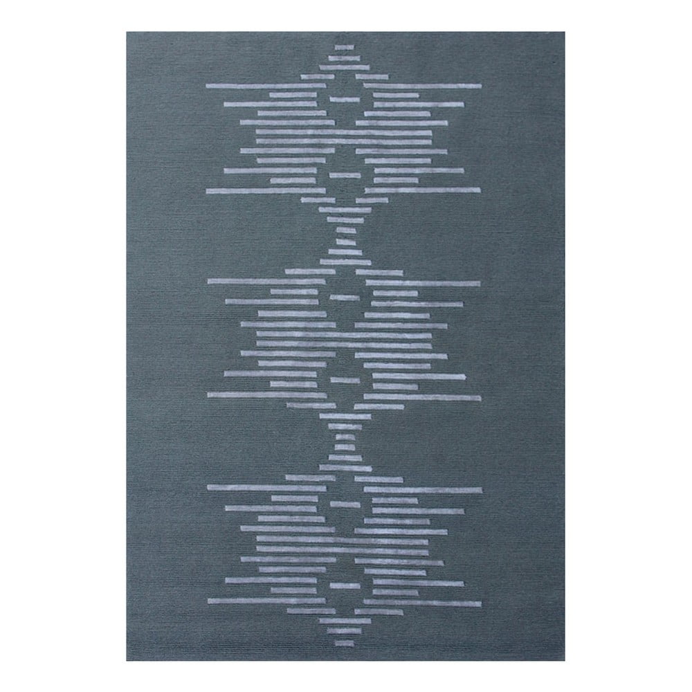 Sivý ručne viazaný koberec Linie Design Dany, 200 x 300 cm