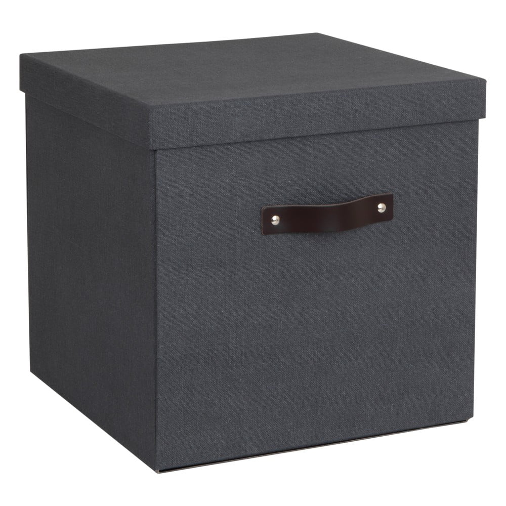 E-shop Čierna úložná škatuľa Bigso Box of Sweden Logan