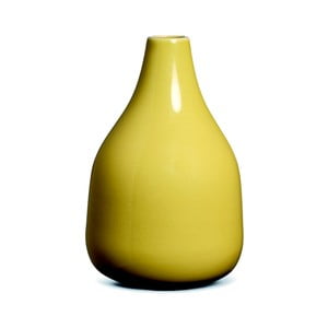 Žltá kameninová váza Kähler Design Botanica, výška 50 cm