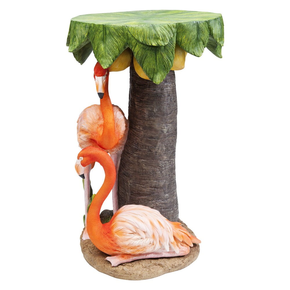 Obrázok Dizajnový odkladací stolík Kare Design Animal Flamingo, ø 36 cm