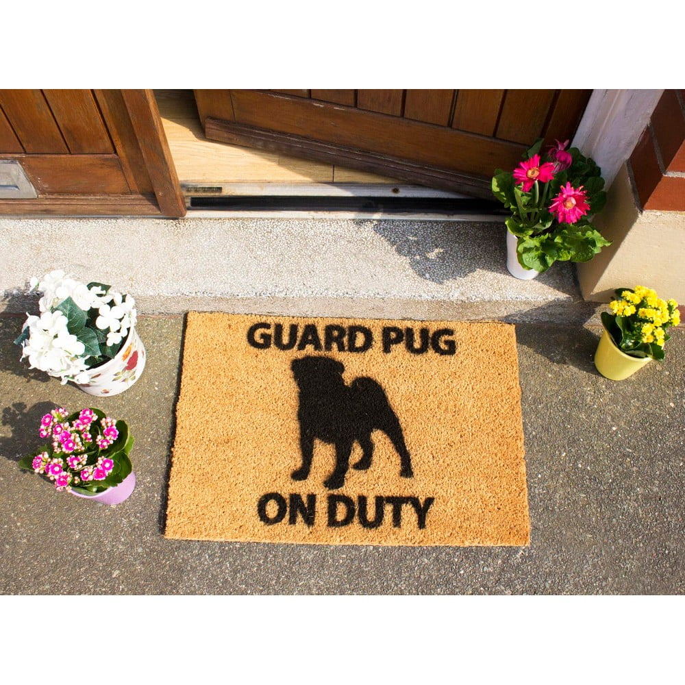 Obrázok Rohožka Artsy Doormats Guard Pug, 40 x 60 cm