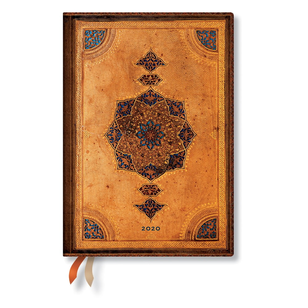 Obrázok Hnedý diár na rok 2020 v mäkkej väzbe Paperblanks Safavid, 160 strán