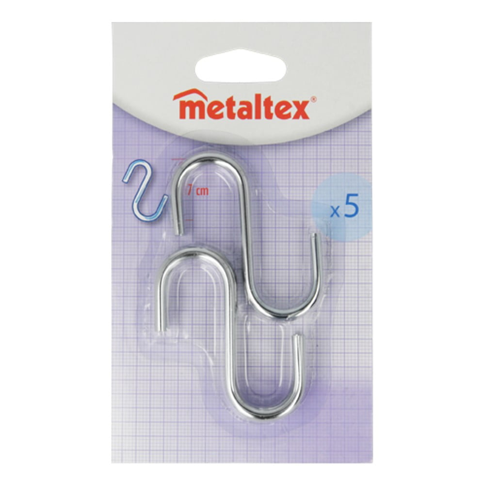 Obrázok Sada 5 kovových háčikov Metaltex Hooks