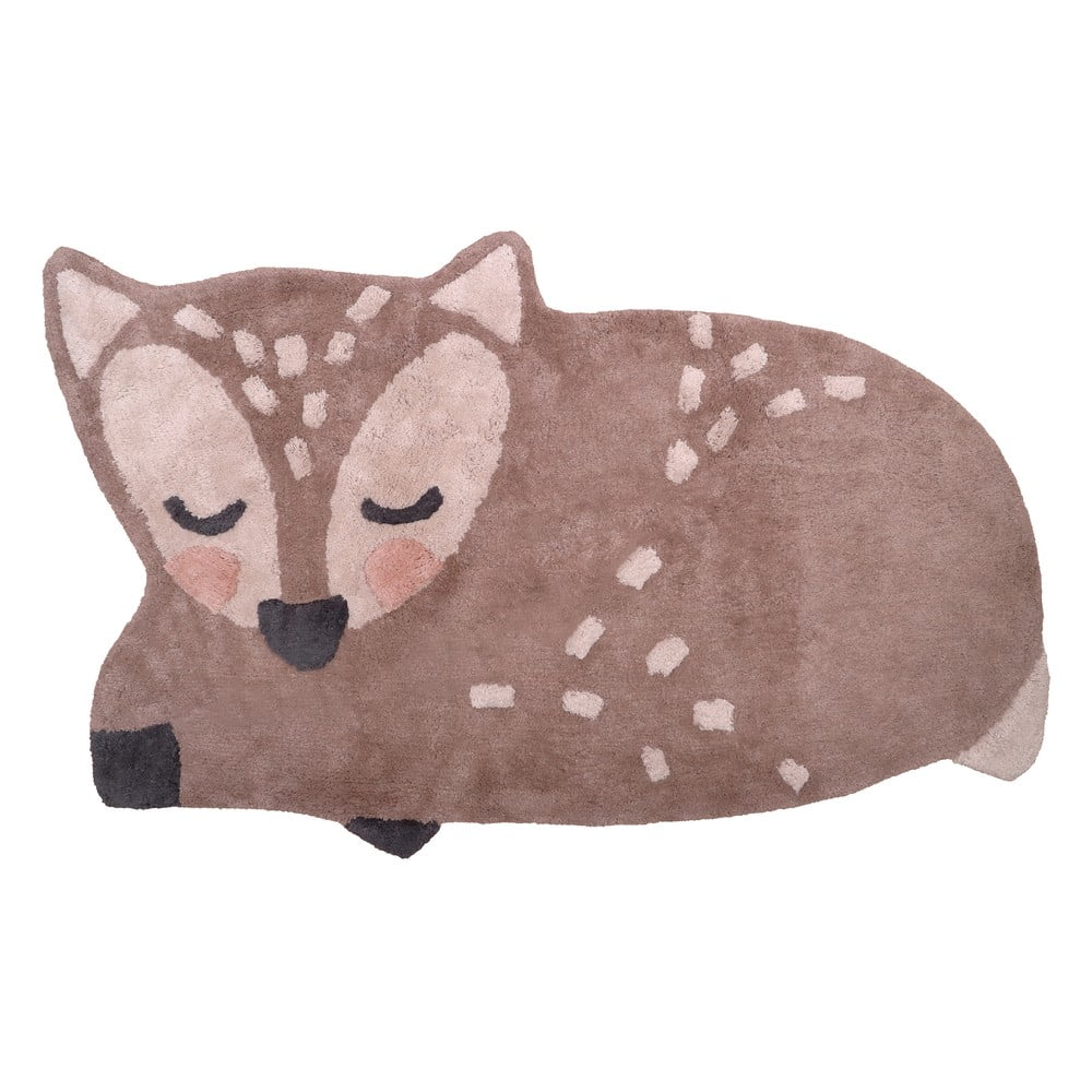 E-shop Detský bavlnený ručne vyrobený koberec Nattiot Little Deer, 70 x 110 cm