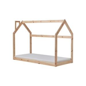 Detská drevená posteľ v tvare domčeka Pinio House, 206 × 150 cm