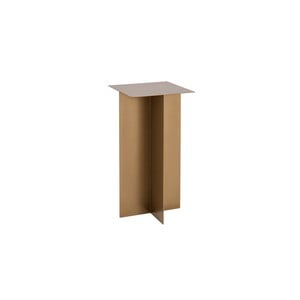 Konferenčný kovový stôl v zlatej farbe Custom Form Oli, ⌀ 30 cm