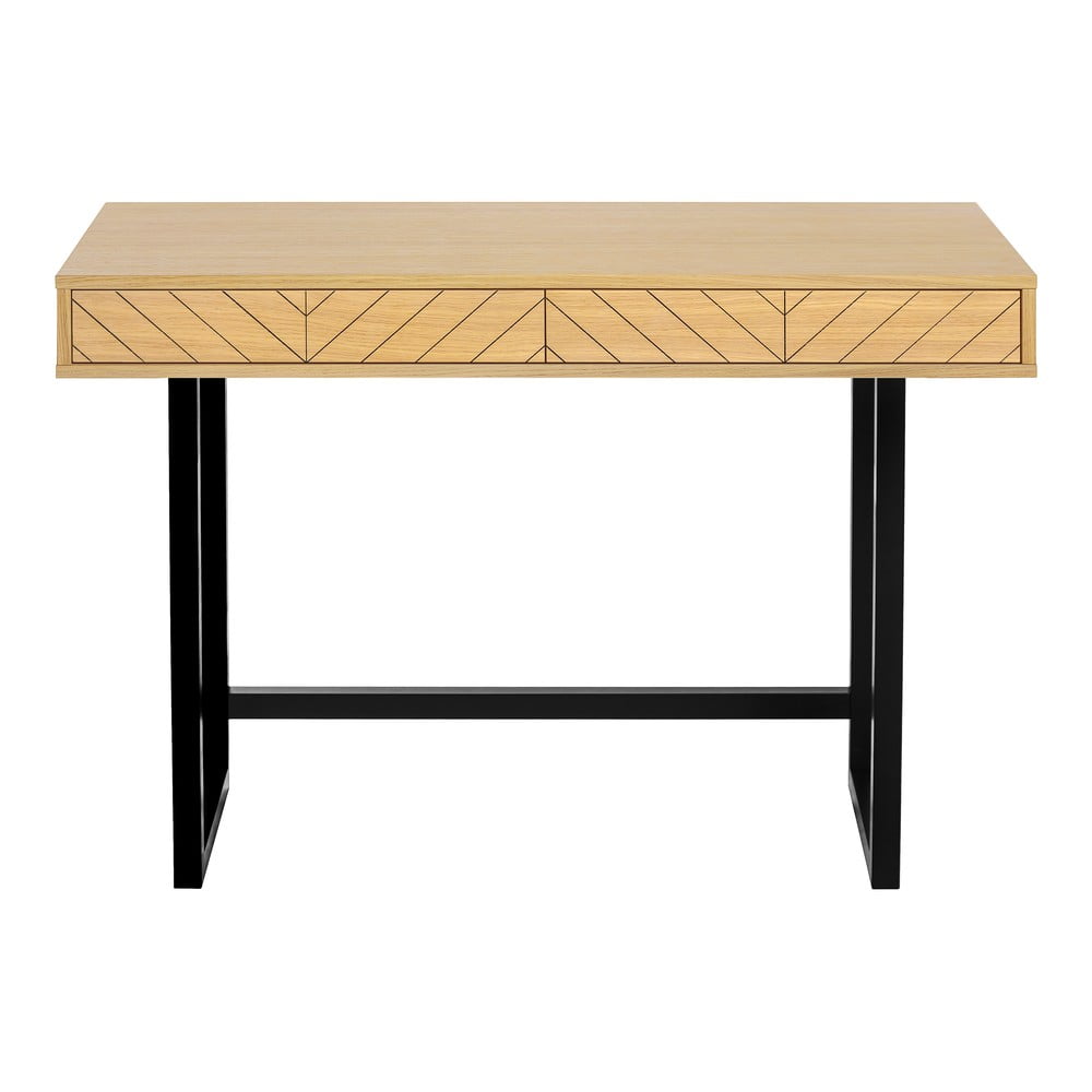E-shop Písací stôl Woodman Camden Herringbone, 110 x 55 cm
