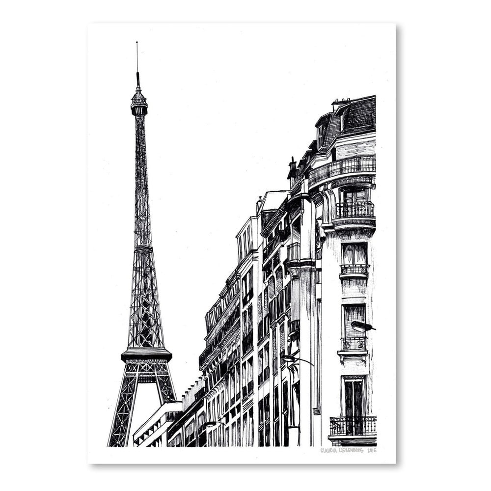 Plagát Paris, 30x42 cm