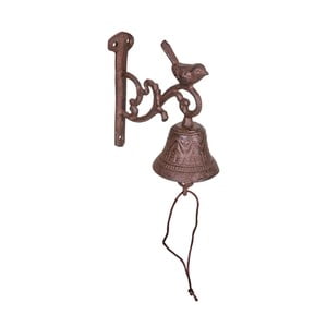 Liatinový dekoratívny zvonček Antic Line Birdie