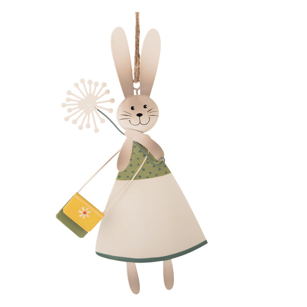 E-shop Kovová závesná dekorácia Dakls Ms. Bunny