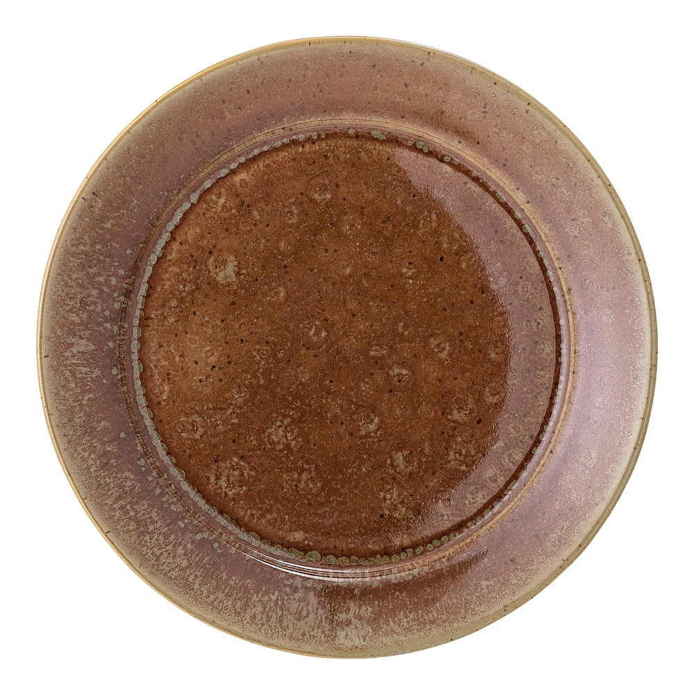E-shop Hnedý kameninový tanier Bloomingville Pixie, ø 28 cm