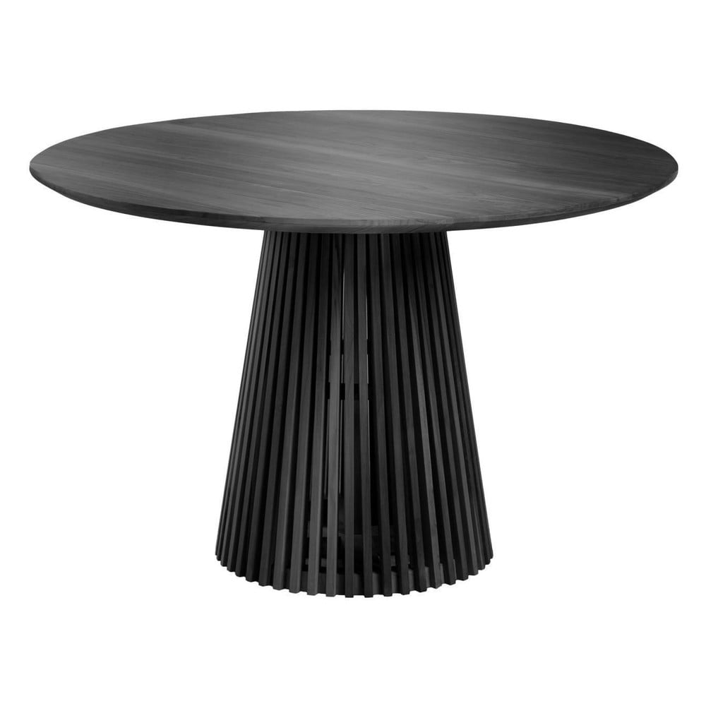 E-shop Čierny stôl Kave Home Irune, ⌀ 120 cm