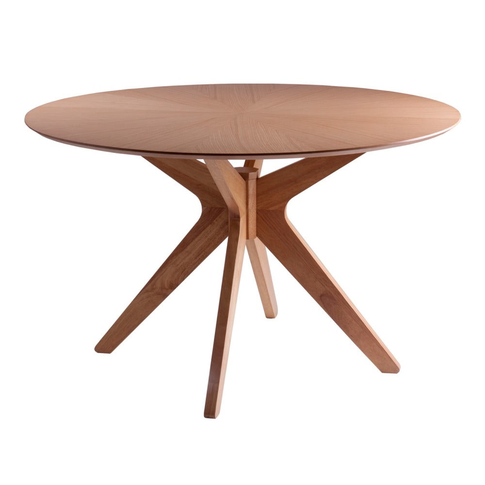 E-shop Jedálenský stôl v dekore dubového dreva sømcasa Carmel, ⌀ 120 cm