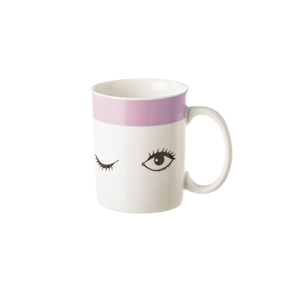 Obrázok Porcelánový hrnček Unimasa Pink Dreameyes, 310 ml