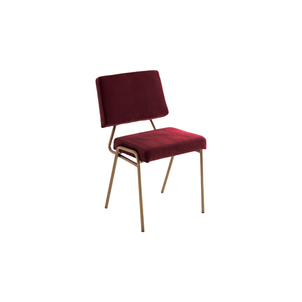 E-shop Červená jedálenská stolička Simple - CustomForm