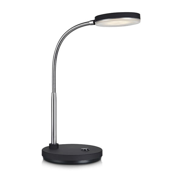 Čierna stolová LED lampa Markslöjd Flex