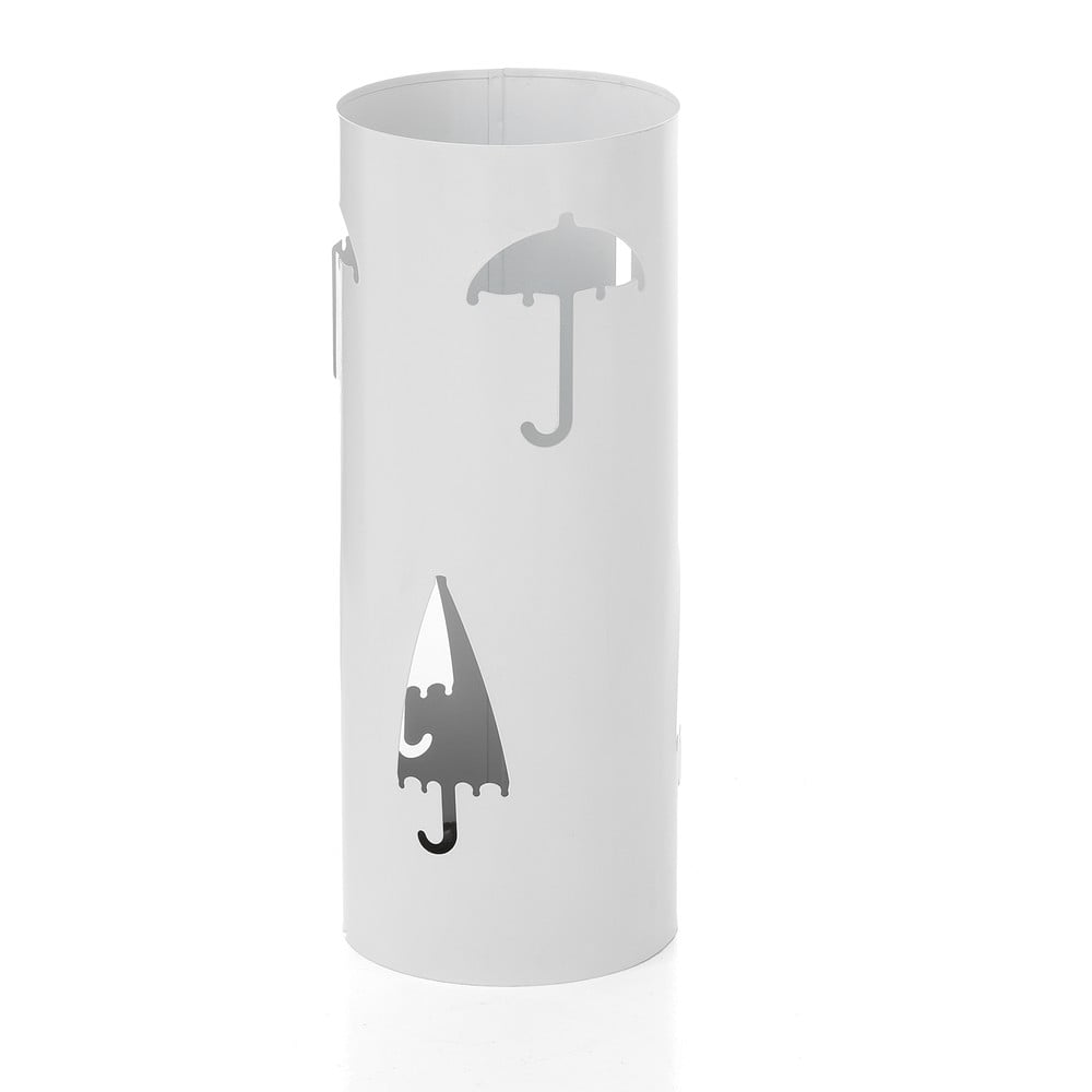 E-shop Biely kovový stojan na dáždniky Tomasucci Klara