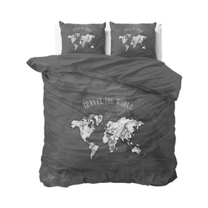 Bavlnené obliečky na dvojlôžko Sleeptime Worldie, 240 × 220 cm