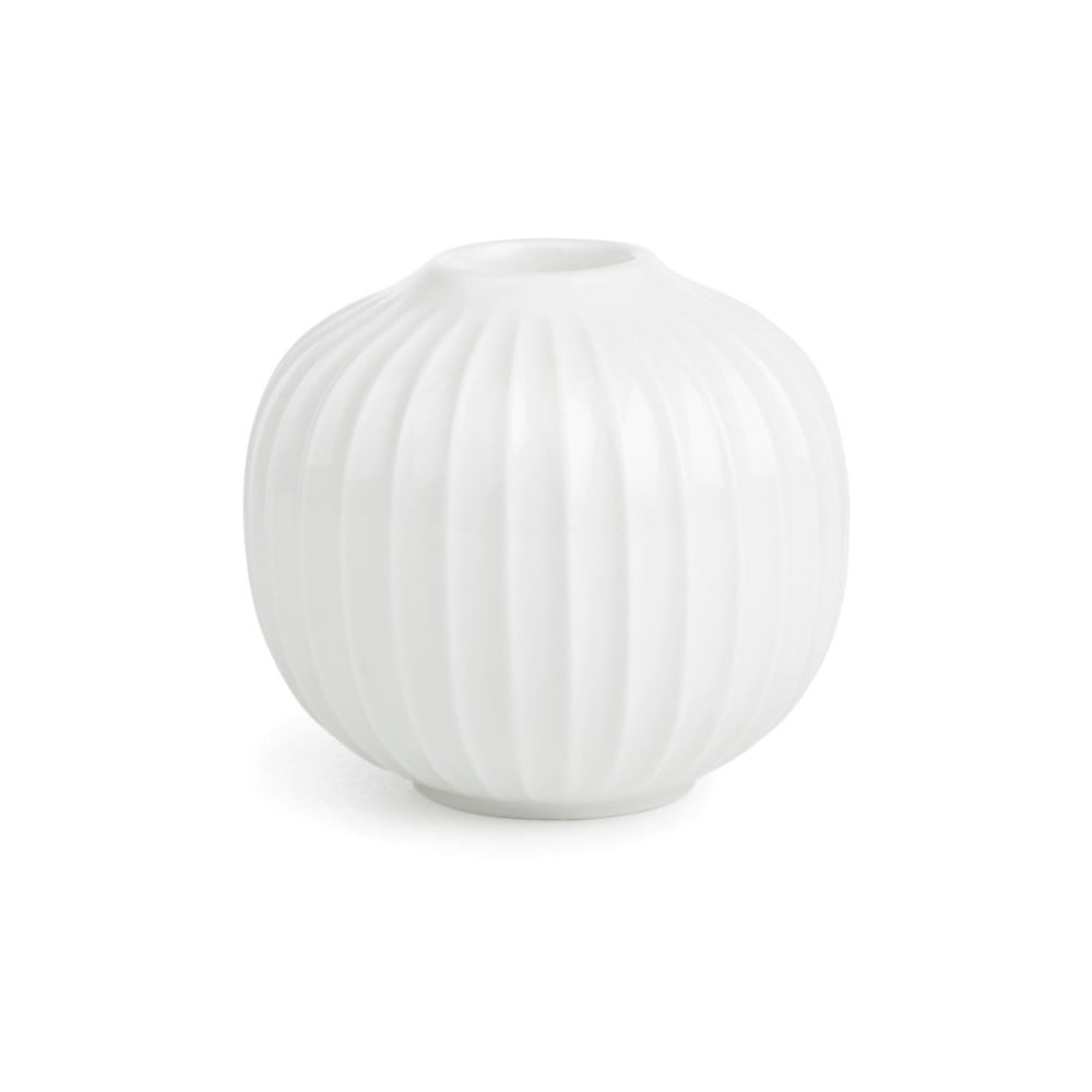 E-shop Biely porcelánový svietnik Kähler Design Hammershoi, ⌀ 7,5 cm
