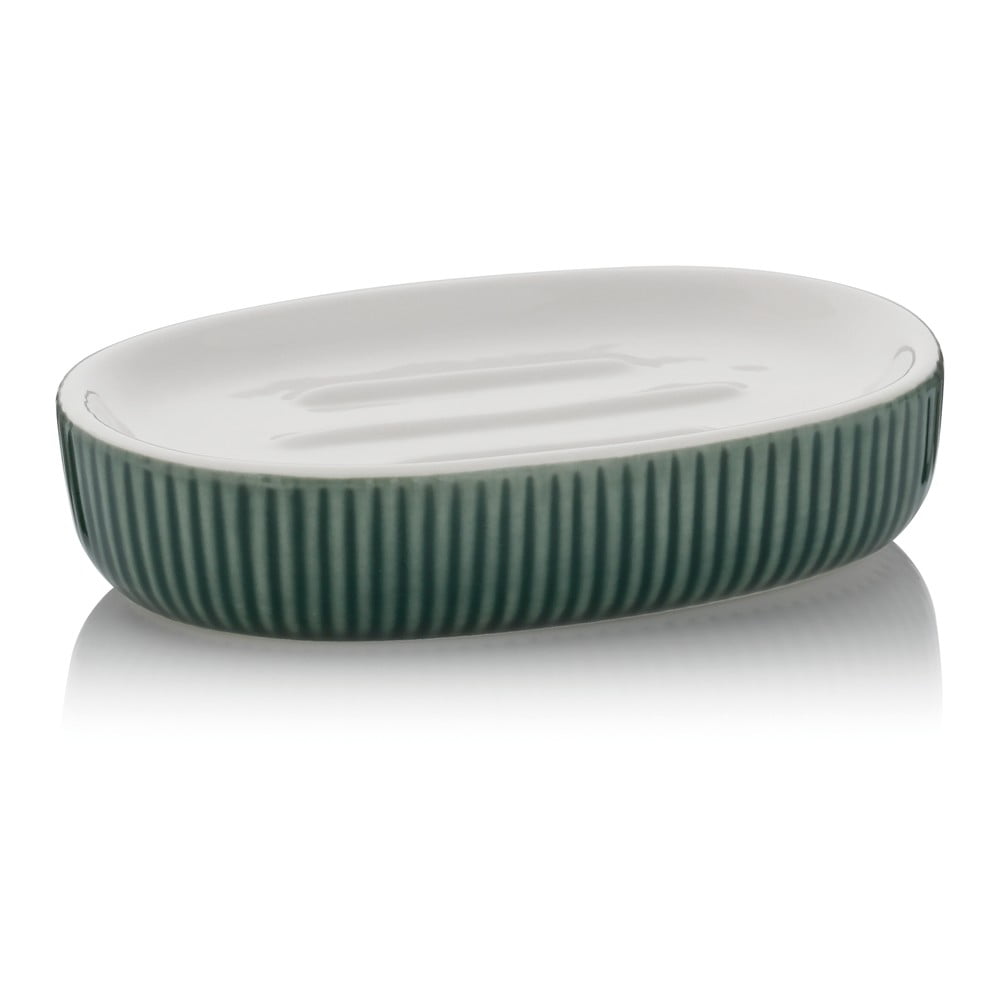 E-shop Zelená keramická nádoba na mydlo Kela Ava
