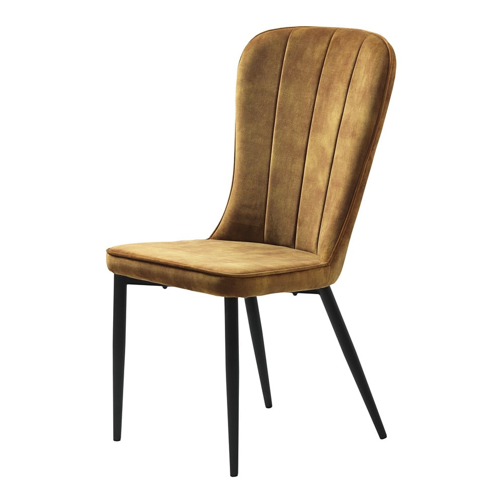 E-shop Žltá jedálenská stolička Unique Furniture Hudson