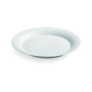 Biely porcelánový tanier Kähler Design Hammershoi, ⌀ 19 cm
