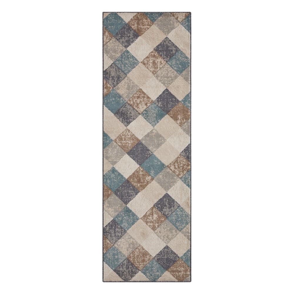 E-shop Modro-béžový koberec behúň 200x80 cm Terrain - Hanse Home