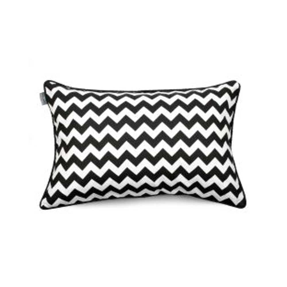 Obrázok Čierno-biela obliečka na vankúš WeLoveBeds Zig Zag, 40 × 60 cm