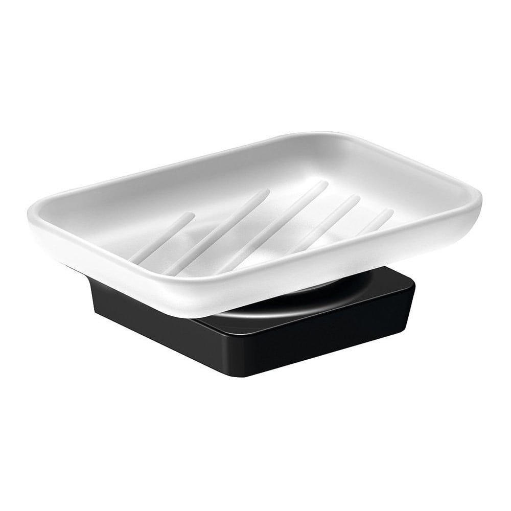 E-shop Čierno-biela mosadzná nádoba na mydlo Sapho Zen