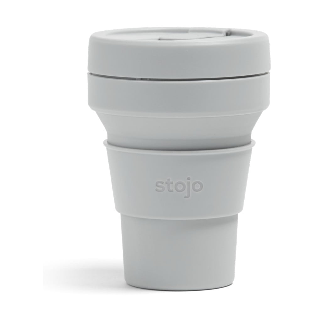 E-shop Sivý skladací cestovný hrnček Stojo Pocket Cup Cashmere, 355 ml
