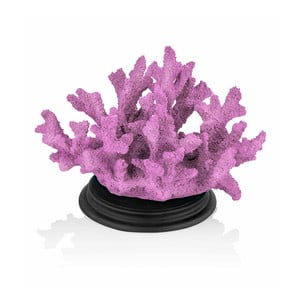 Fialová dekoratívna soška korálu The Mia Coral, 27 x 17 cm