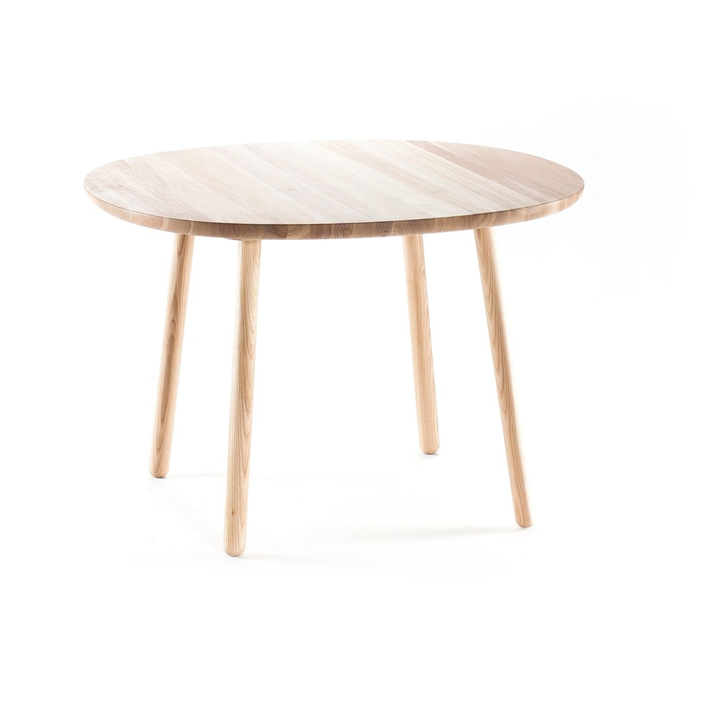 E-shop Prírodný jedálenský stôl z masívu EMKO Naïve, ⌀ 110 cm