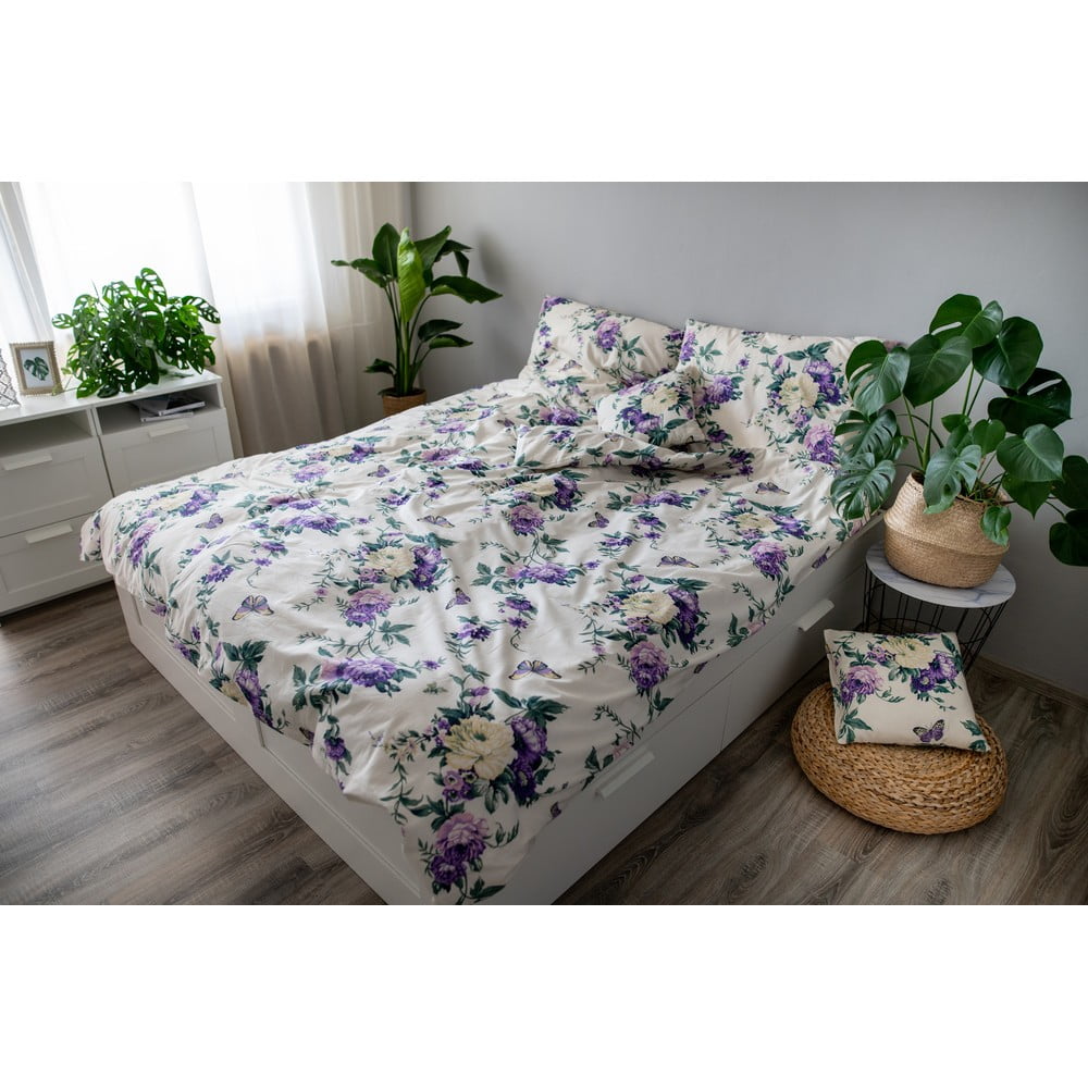 E-shop Bavlnené obliečky Cotton House Violeta, 140 x 200 cm