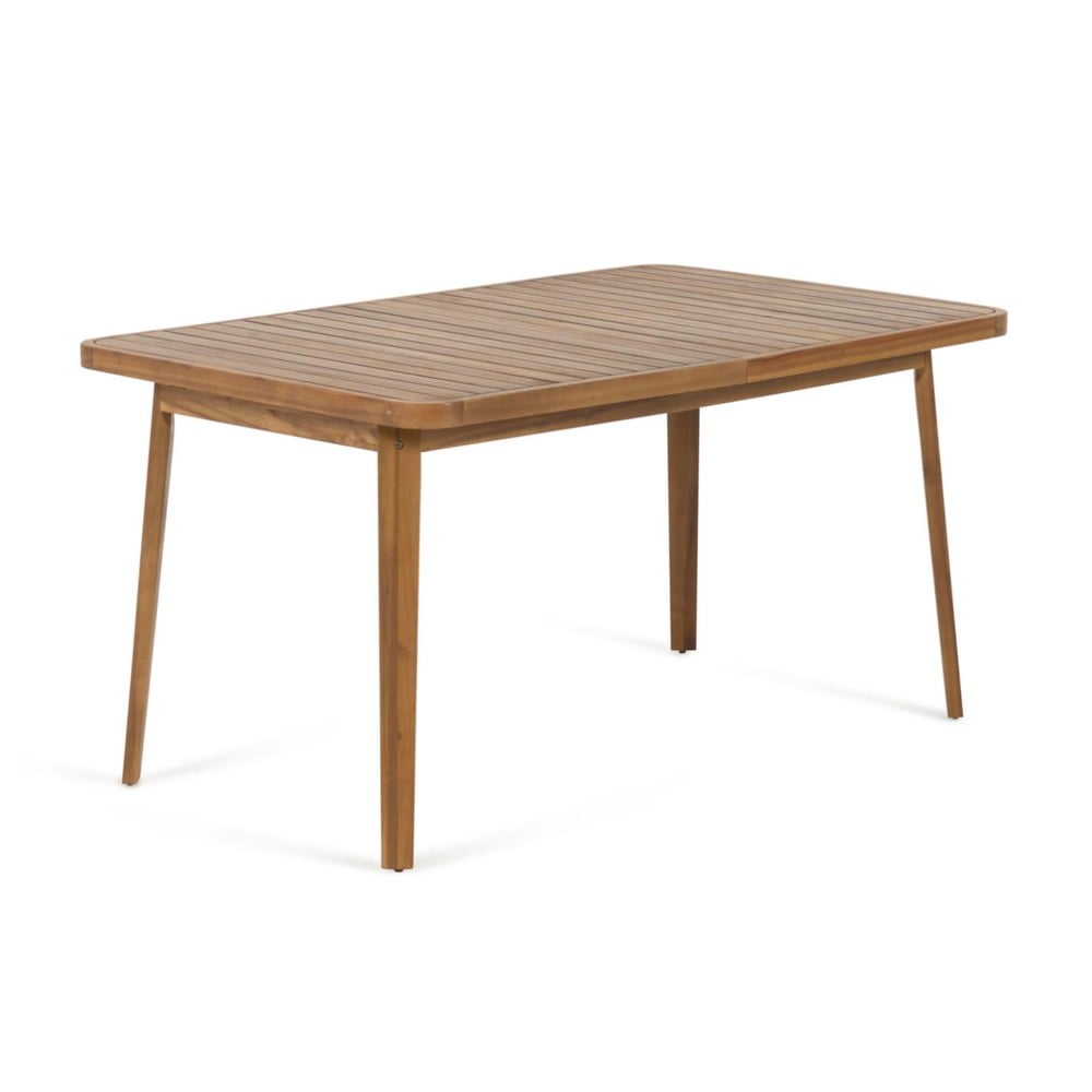 E-shop Záhradný stôl z akáciového dreva Kave Home Vilma, 143 x 90 cm