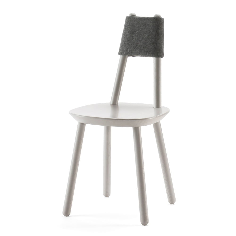 E-shop Sivá stolička z masívu EMKO Naïve