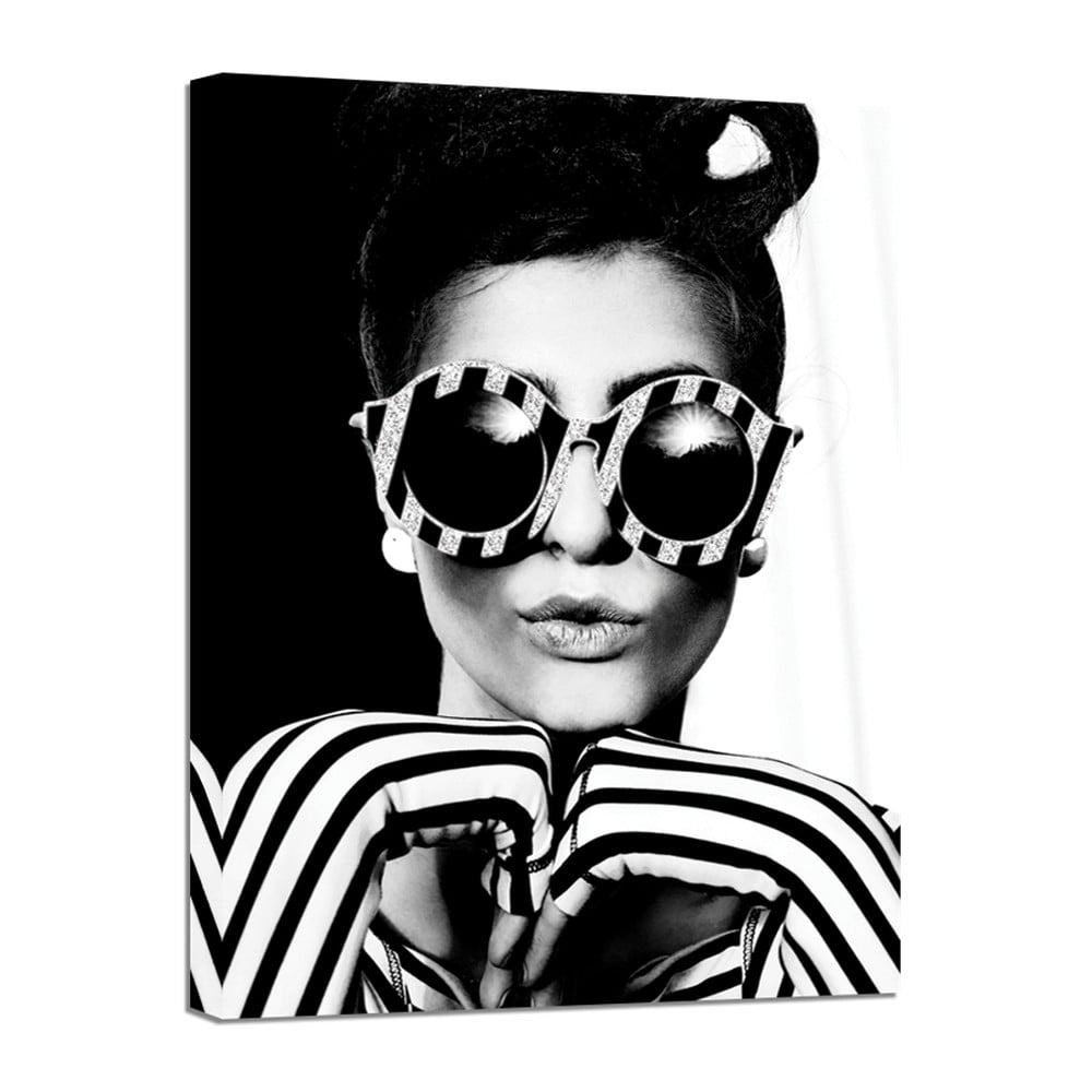 E-shop Obraz Styler Canvas Glam Glasses, 60 × 80 cm
