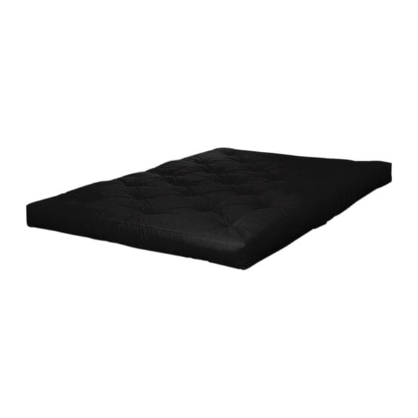 Čierny futónový matrac Karup Sandwich, 80 x 200 cm