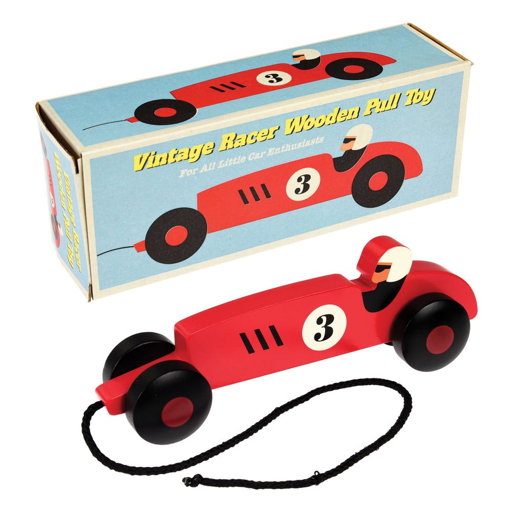 E-shop Detské drevené ťahacie autíčko Rex London Formule