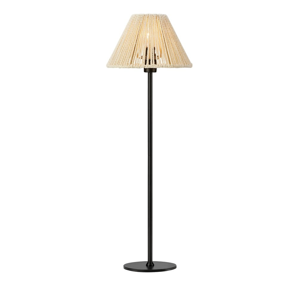 E-shop Čierna stojacia lampa Corda - Markslöjd