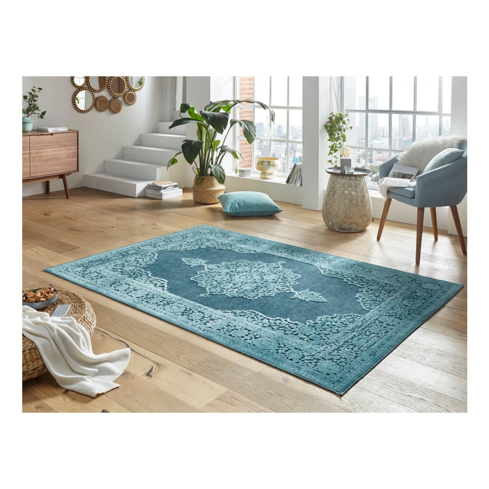 Obrázok Modrý koberec Mint Rugs Shine Hurro, 160 × 230 cm